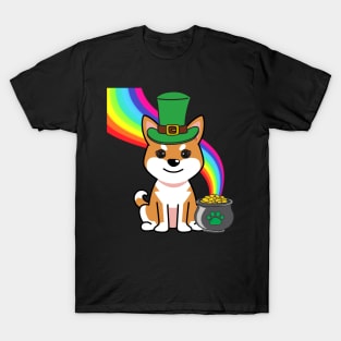 Cute orange dog is a leprechaun T-Shirt